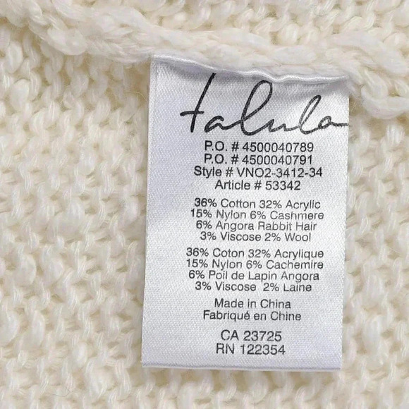 Aritzia Talula Cream Knit Cardigan Cashmere Angora Wool Open  Front Long Size XS - Picture 9 of 11